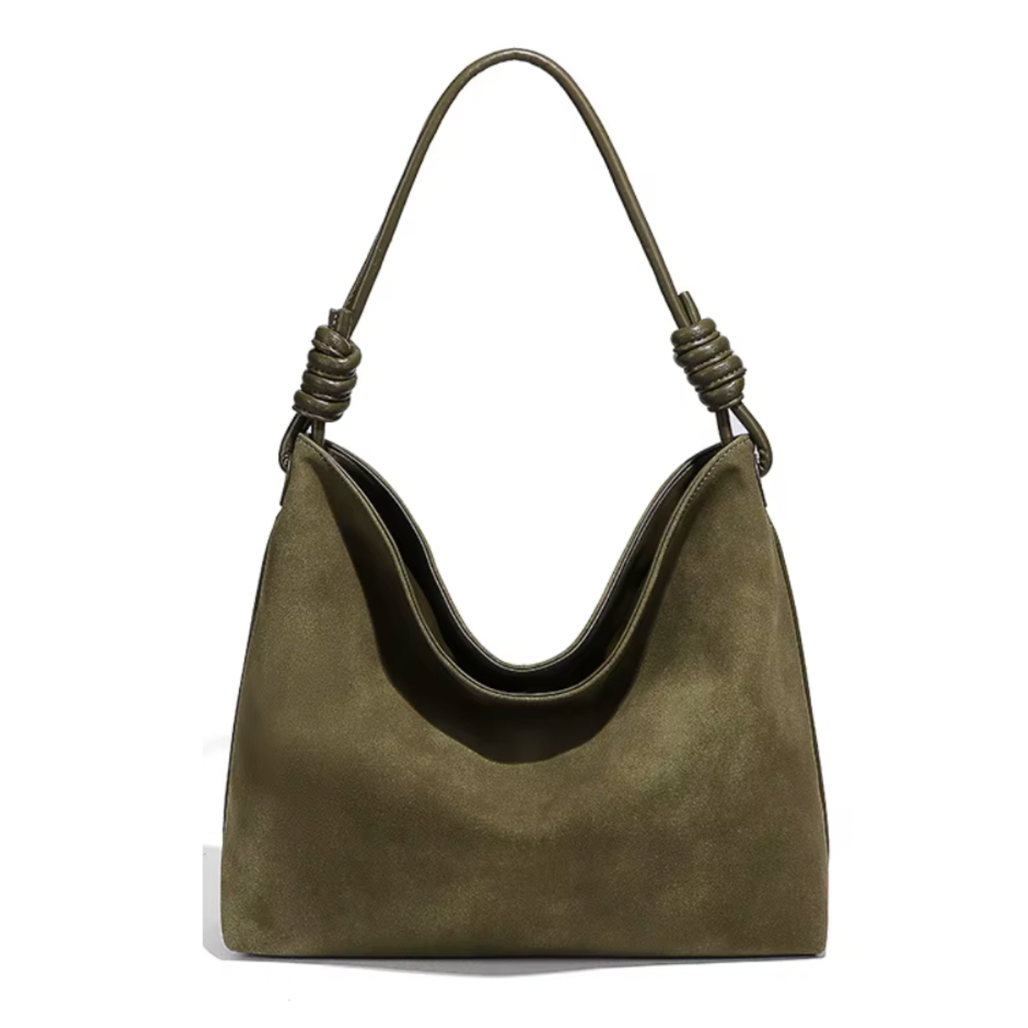 Suede Hobo Olive