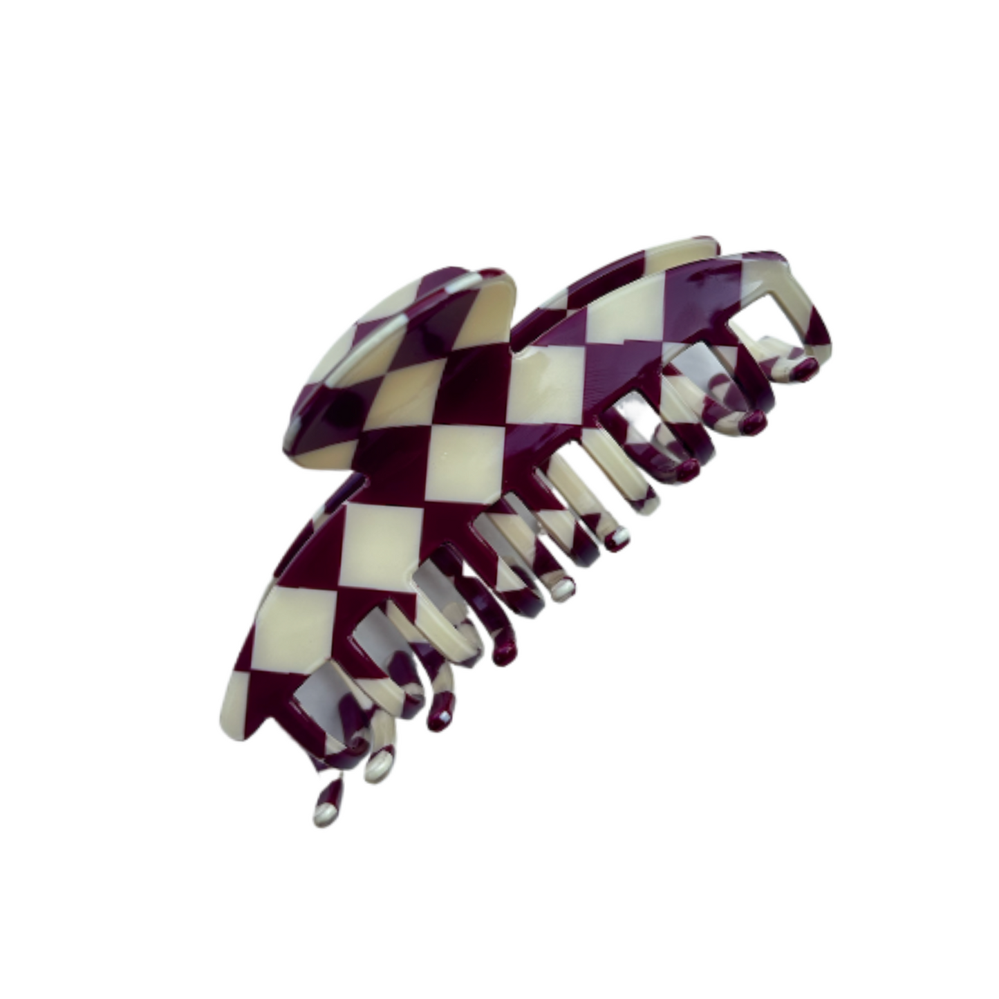 Clip Checker Purple