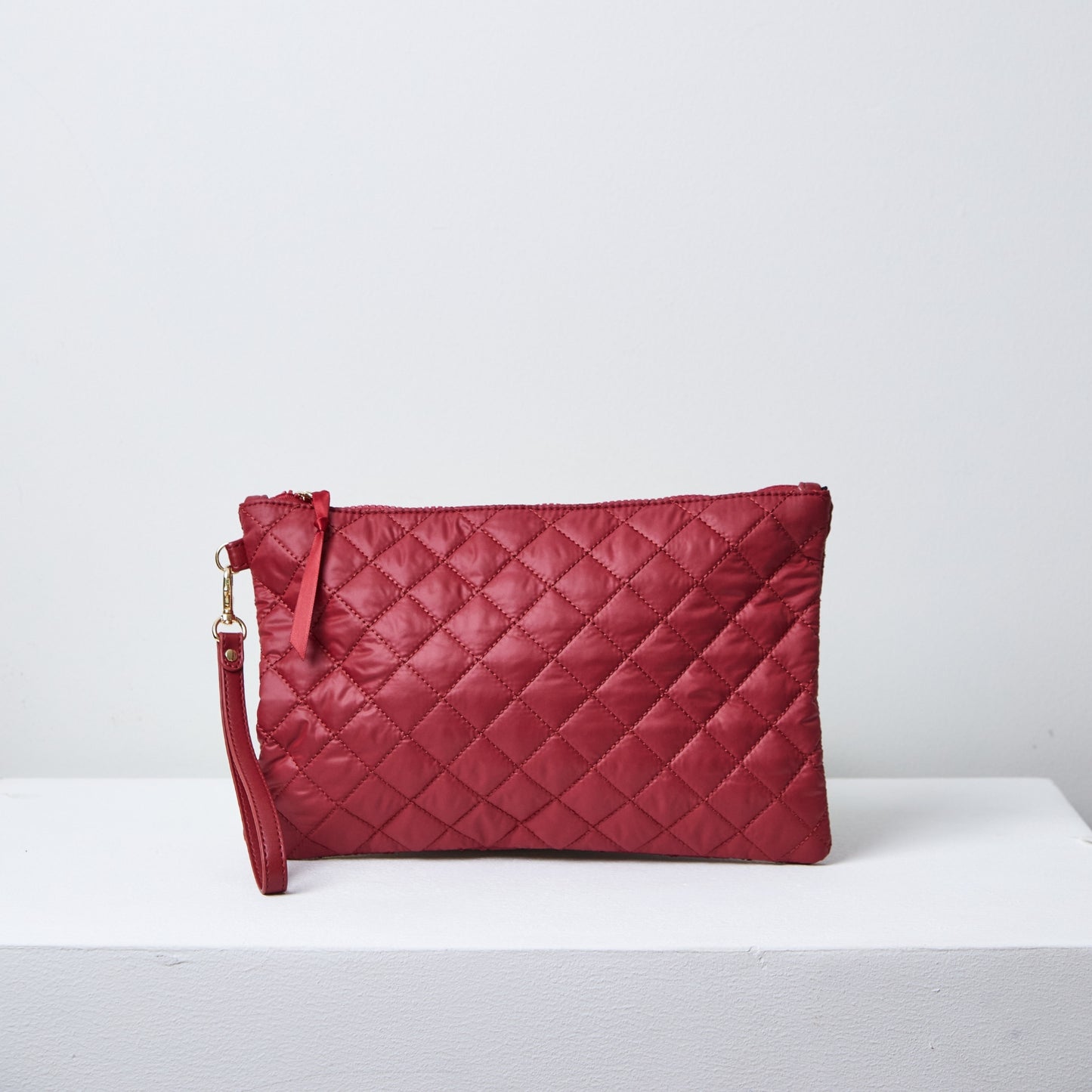 Quilted Pouch Red