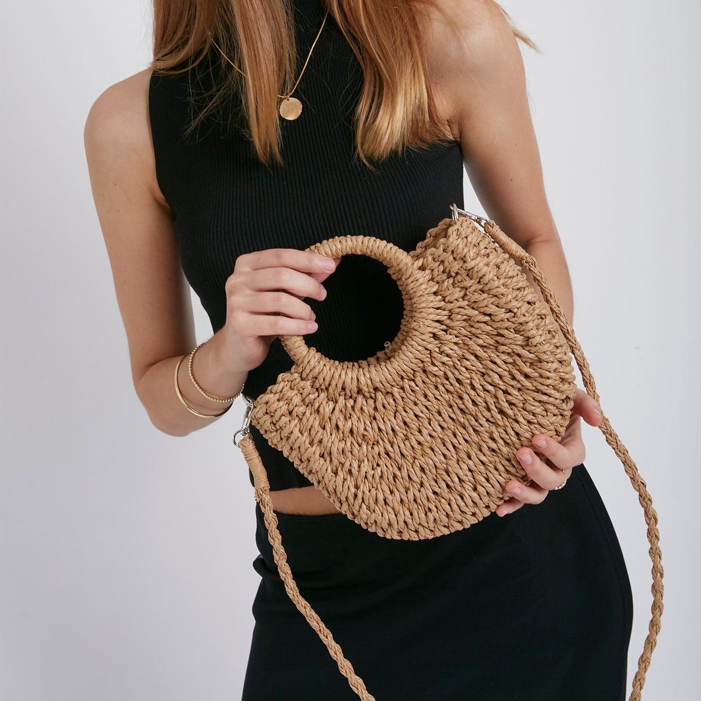 Raffia Bag Tan