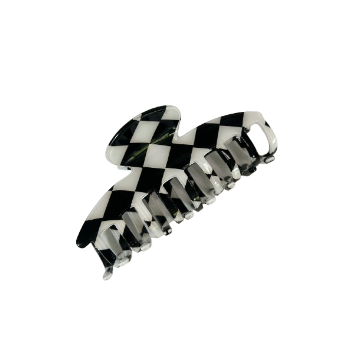 Clip Checker Black and White