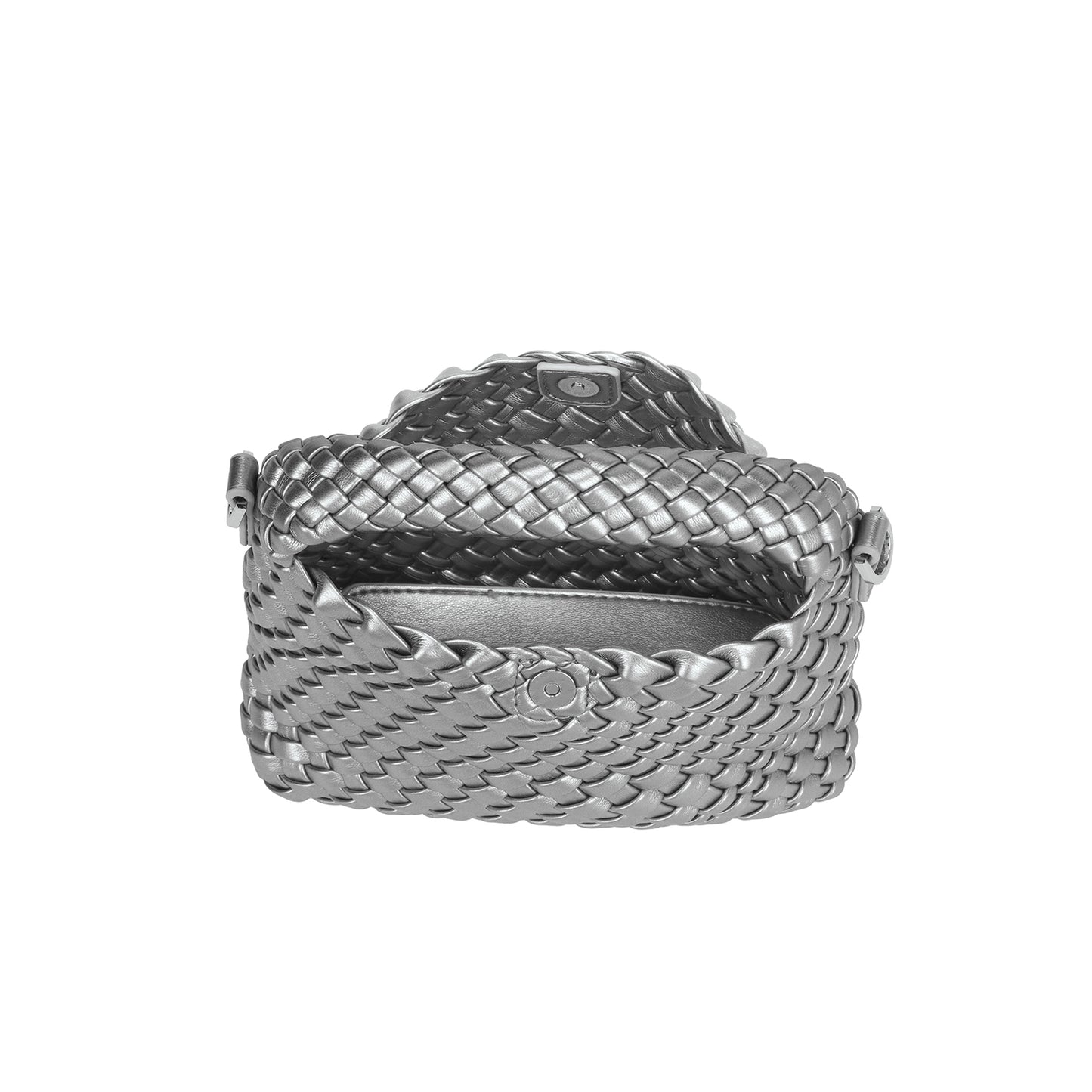 Mini Hobo Bag Silver