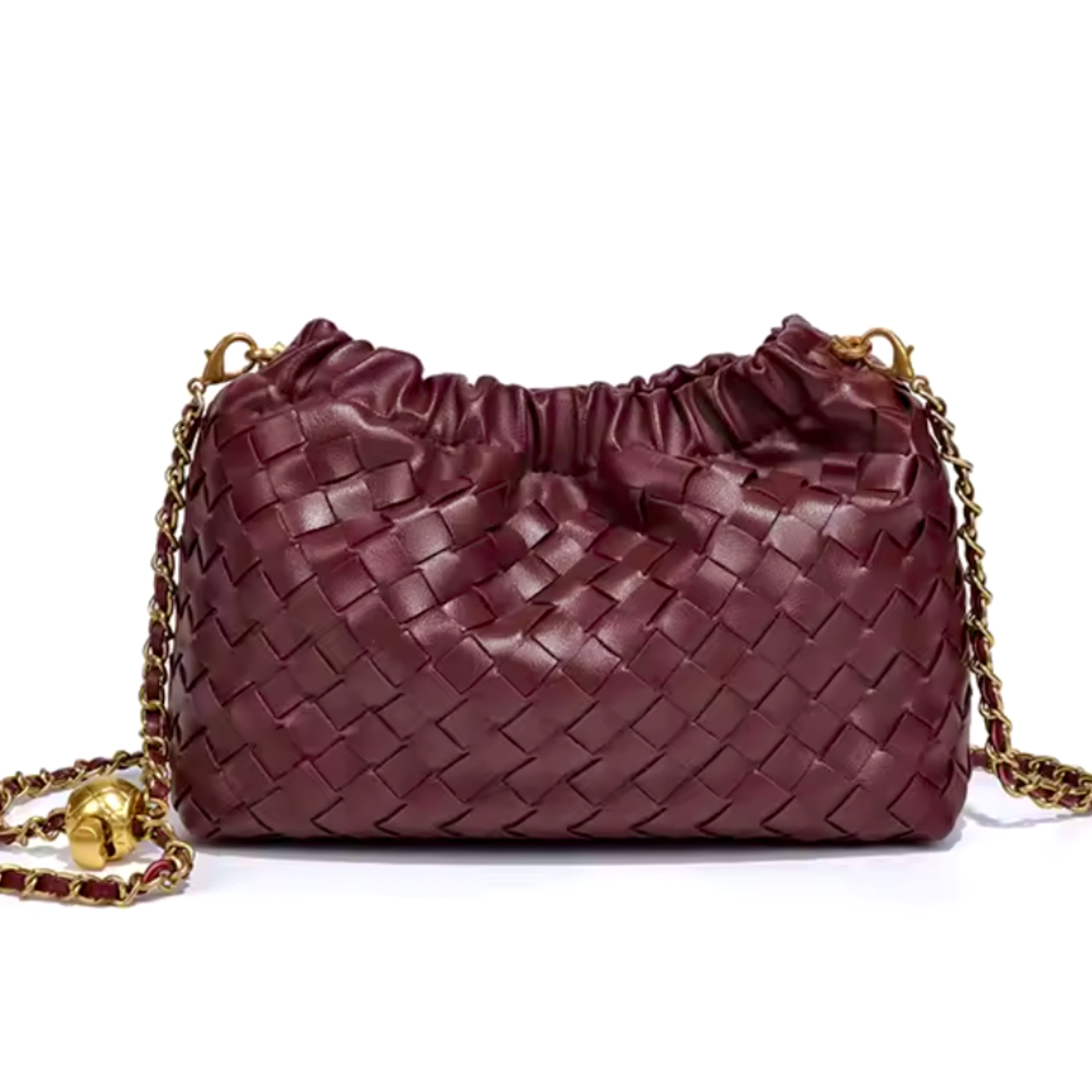 Chain Clutch Burgundy