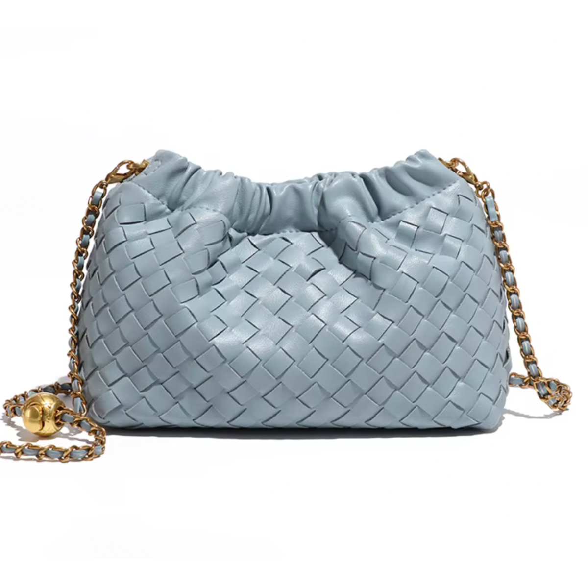 Chain Clutch Blue